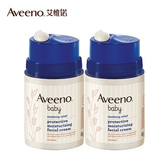 补贴购、PLUS会员：Aveeno 艾惟诺 燕麦小喷泉宝宝面霜 48g*2