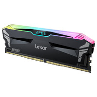 Lexar 雷克沙 DDR5 6400 32GB(16GB×2)套条 电竞RGB灯内存条 海力士A-die颗粒 CL32 Ares战神之刃 黑色