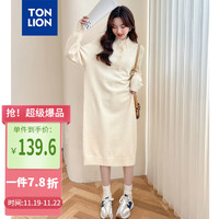 TONLION 唐狮 女款高领针织连衣裙 100120069999