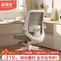 ai de sheng 爱德生 优选学习椅 电脑椅 办公椅 人体工学椅 灰色