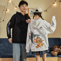 唐狮 TONLION秋冬季卫衣装男女连帽联名加绒宽松ins外套潮牌