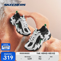 SKECHERS 斯凯奇 机甲鞋三代|休闲运动鞋女机能风时尚绑带复古厚底老爹鞋