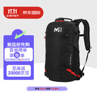 MILLET 觅乐 男女通用黑色涤纶22L登山包MIS2274-BLACK/BLACK