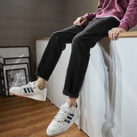 唐狮 TONLION裤子男款修身小脚牛仔裤男士牛仔裤男式休闲裤