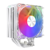 影驰 GALAX风灵600纯白幻境CPU风冷散热器性能版（多平台/逆重力6热管/避位内存/ARGB/PWM温控/附硅脂）