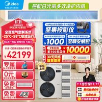 Midea 美的 中央空调一拖五风管机大6匹小多联机领航者三代一级能效快速冷暖高温制冷MJV-160W-E01-LHⅢ