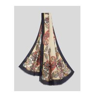 ETRO 艾绰 香港直邮Etro 印花羊绒真丝围巾 WATA0010AV447