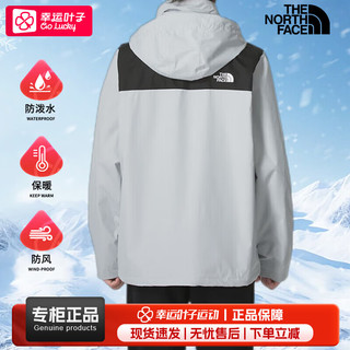 移动端、京东百亿补贴：THE NORTH FACE 北面 24冬季新款户外防水透气ICON可配内胆冲锋衣夹克 灰色/带三合一系统/可配内胆