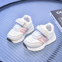 薇靡雅儿童阿甘鞋中小童宝宝运动鞋男女童跑步鞋 粉红色 30码内长18厘米