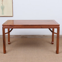 SU TING TOWN 苏汀 小镇红木家具非洲花梨（学名：刺猬紫檀）餐桌椅组合实木中式长方形餐桌