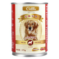 Chowinn 宠怡 狗罐头375g*24狗狗零食湿粮泰迪金毛萨摩大型犬改善挑食狗粮拌饭 牛肉味24罐