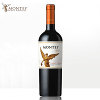 MONTES 蒙特斯 智利原瓶进口 精选金天使14度 梅洛干红葡萄酒 750ml*6瓶