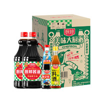 88VIP：厨邦 酱油1.5kg*2+蚝油490g+料酒500ml