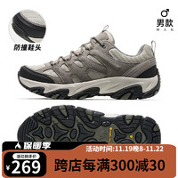 CAMEL 骆驼 凯旋登山鞋女士徒步户外运动鞋防水防滑男鞋子 F14C693646，中灰，男款 42