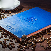 bowen 博文 530高品质PU软皮带吊牌坠B5商务笔记本办公文具用品18K工作会议记事本子手册日记本企业LOGO定制