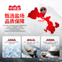 中湖盐加碘天然湖盐内陆盐天然食用盐无抗结剂日晒盐500gT