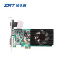 ZRT 智锐通 PCI-E 1x G210 1G 64bit SDDR3 128*8 VGA+HDMI+DVI LP应用服务器显卡