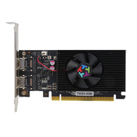 冶天 多屏 双HDMI显卡办公电脑 支持工控  国产海光主机 服务器小卡 炒股 2HDMI  GT730 R7 340 2HDMI 4GB GT730