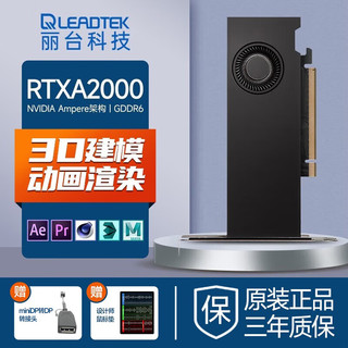 LEADTEK 丽台 NVIDIA RTXA2000 12GB 显卡 12GB 黑色