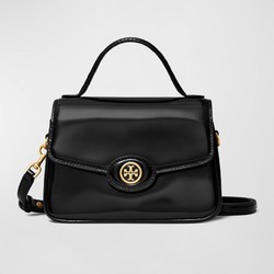 TORY BURCH 汤丽柏琦 Robinson spazzolato 真皮手提包 小号