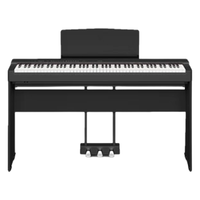 YAMAHA 雅马哈 P系列 P225B 电钢琴 88键重锤 黑色 主机+木架+三踏+官方标配