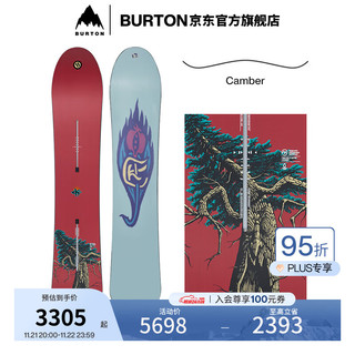 BURTON 伯顿 S24新品男女同款 1995 KELLY AIR 滑雪单板复古237171 23717100000-camber板型 148cm