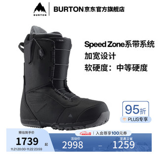 BURTON 伯顿 Speed Zone系列 Ruler Wide 男子滑雪鞋 13175104001 黑色 41.5