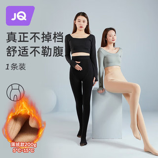 Joyncleon 婧麒 秋冬孕妇打底裤肉色孕妇装袜裤加绒外穿连裤袜 黑色(踩脚) L