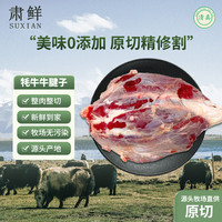 肃鲜 甘肃散养黑牦牛牛腱子 2000g