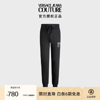 VERSACE 范思哲 Jeans Couture男装 男士印花休闲运动裤 黑色 XXL