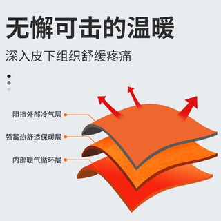 TEEIS护膝保暖老寒腿艾草自发热女士男石墨烯中老年人加长加厚加厚绒 全加绒保暖护膝 均码丨80-180斤通用 丨两只装