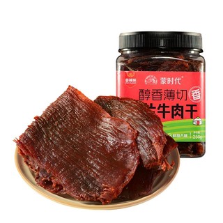 88VIP：蒙时代 内蒙古大片牛肉干 250g 香辣味