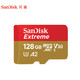  SanDisk 闪迪 128GB TF内存卡 4K极速金卡A2 V30 U3行车记录仪 运动相机无人机　