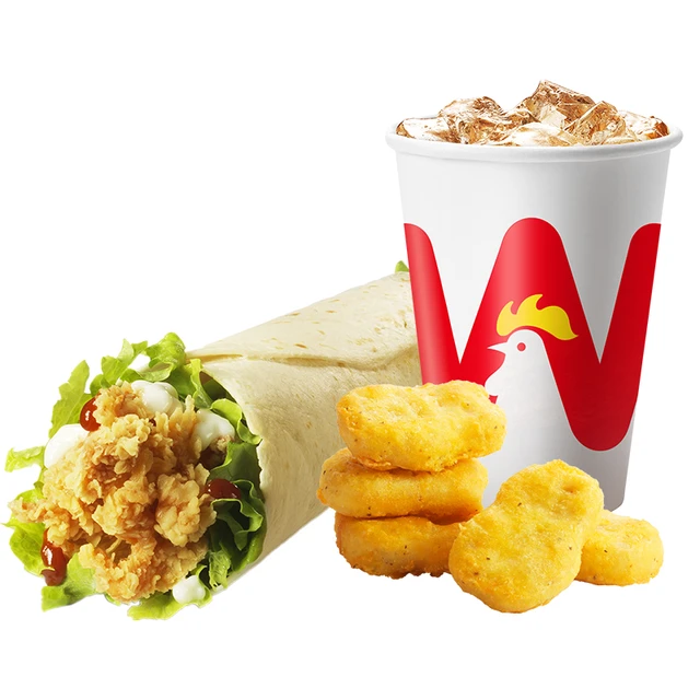 华莱士 鸡肉卷单人餐A  单次  电子券 兑换券 优惠券