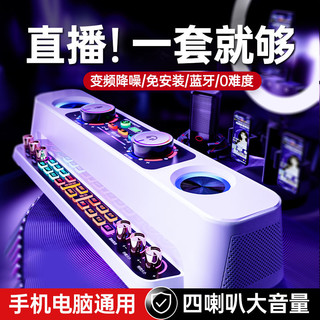 百亿补贴：金运 高端声卡音响一体机抖音快手主播唱歌网红直播设备全套装声卡