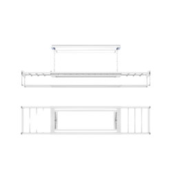 邦先生 M33A 纤影 智能电动晾衣架 双系统款 2.15m 哑光白