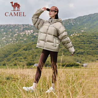 CAMEL 骆驼 男女款加厚鸭绒防风防泼水羽绒服