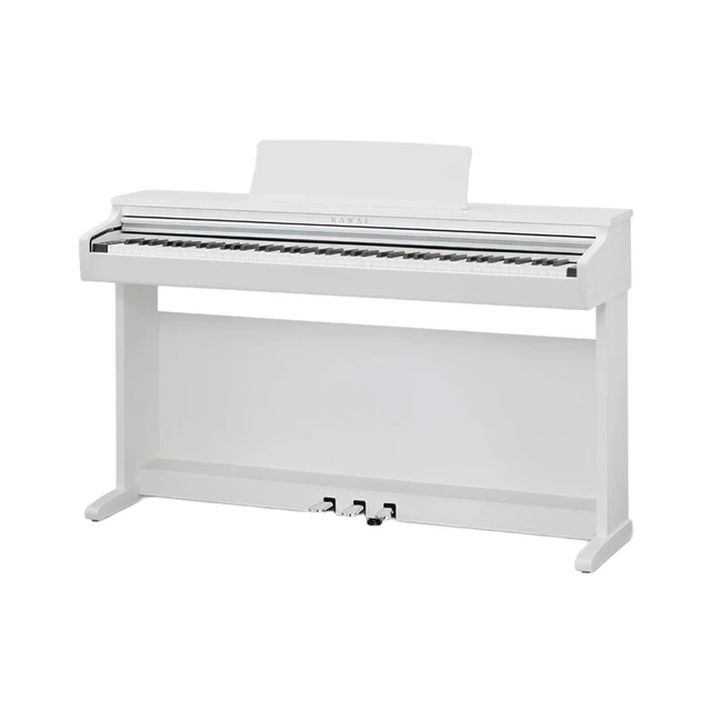 KAWAI KDP120GW 电钢琴 88键重锤 白色 主体+耳机+双人琴凳+琴罩