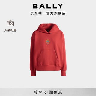 BALLY 巴利 红色棉质女士连帽卫衣6309119 红色 XS