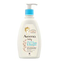 Aveeno 艾惟诺 宝宝婴儿童沐浴露洗发水二合一补水保湿沐浴乳354ml