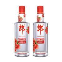 LANGJIU 郎酒 顺品郎 浓酱兼香型白酒 45度 480mL 2瓶 红顺双瓶装