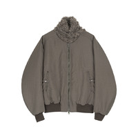 Simple Project*Shawl Collar MA-1 Bomber Jacket 毛领夹棉外套