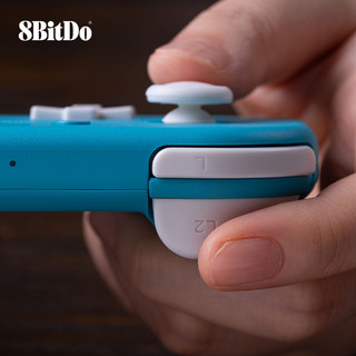 八位堂 8BitDo Lite 2 轻薄游戏手柄 体感震动 无线Switch oled游戏机安卓树莓派蓝牙有线 塞尔达林克马里奥