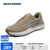 SKECHERS 斯凯奇 足弓支撑男子休闲运动鞋透气舒适耐磨跑步鞋