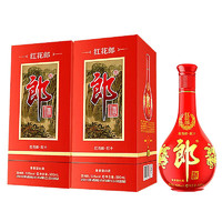 LANGJIU 郎酒 红花郎十 酱香型白酒第四代 53度 500mL 2瓶