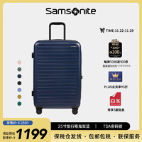 Samsonite 新秀丽 行李箱欧洲设计万向轮拉杆箱 KF1 蓝色 25寸