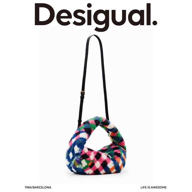 Desigual 印花女式手提斜挎单肩包 云朵包