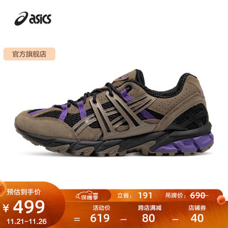 ASICS 亚瑟士 运动休闲鞋男鞋复古老爹鞋轻质缓震运动鞋 GEL-SONOMA 15-50 棕褐色/黑色 40.5