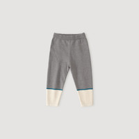 巴厘小猪（BALIPIG）【暖芯纱】女童打底裤春秋季女宝宝针织长裤 深花灰 80cm
