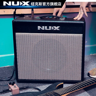 NUX 纽克斯 电吉他音箱便携式音响40瓦带多种效果器鼓机 MIGHTY40BT 黑色